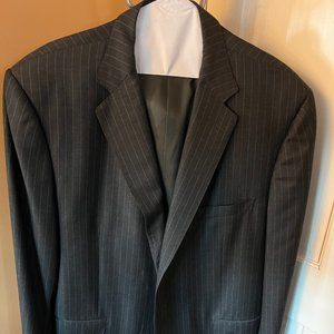 Ermenegildo Zegna Gray Pinstripe Suit, Size 56